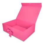 Pudełko Prezentowe Wstążka Silk Touch Magenta 245x180x80mm + nadruk - obrazek 3
