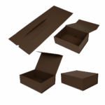 PudełkoPrezentowe, Magnetyczne - Brązowe 245x180x80mm + nadruk - obrazek 5