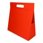 Pudełko Prezentowe Trójkąt Silk Touch Czerwone 350x140x300mm