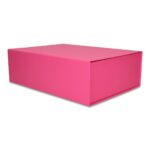 Pudełko Prezentowe, Magnetyczne - Magenta 245x180x80mm + nadruk - obrazek 2