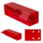 Pudełko magnetyczne na wino EASYBOX PLUS 100x100x350 Czerwony - obrazek 4
