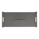 Pudełko Prezentowe Trójkąt Silk Touch Szare 250x110x240mm - obrazek 3