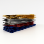 Torba prezentowa wino alkohol ZESTAW 12szt x MIX COLOR POŁYSK 11x9x35cm - obrazek 3