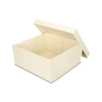 Pudełko składane EASYBOX Plus 220x220x100 Białe Kremowe