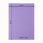 Bibuła ozdobna MG w arkuszach 50x75cm - Fioletowy, 100 szt. - obrazek 6