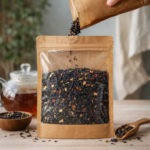 Doypack Papier Kraft 290x180x90 - 1000ml - duże okienko -25 szt. - obrazek 5