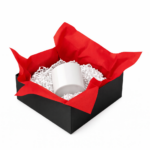 Bibuła ozdobna w arkuszach 38x50cm - Ognista Czerwień, 100 szt. - obrazek 4