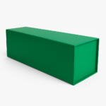 Pudełko magnetyczne na wino 350x125x125 Zielone - obrazek 3