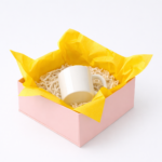 Bibuła ozdobna w arkuszach 38x50cm - Żółta Ciemna, 100 szt. - obrazek 4