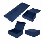 PudełkoPrezentowe, Magnetyczne - Granatowe 245x180x80mm + nadruk - obrazek 5