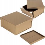 Pudełko składane EASYBOX Plus 220x220x100 Złoty Ciemny - obrazek 14