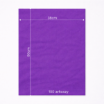 Bibuła ozdobna w arkuszach 38x50cm - Fioletowa Ciemna, 100 szt. - obrazek 6
